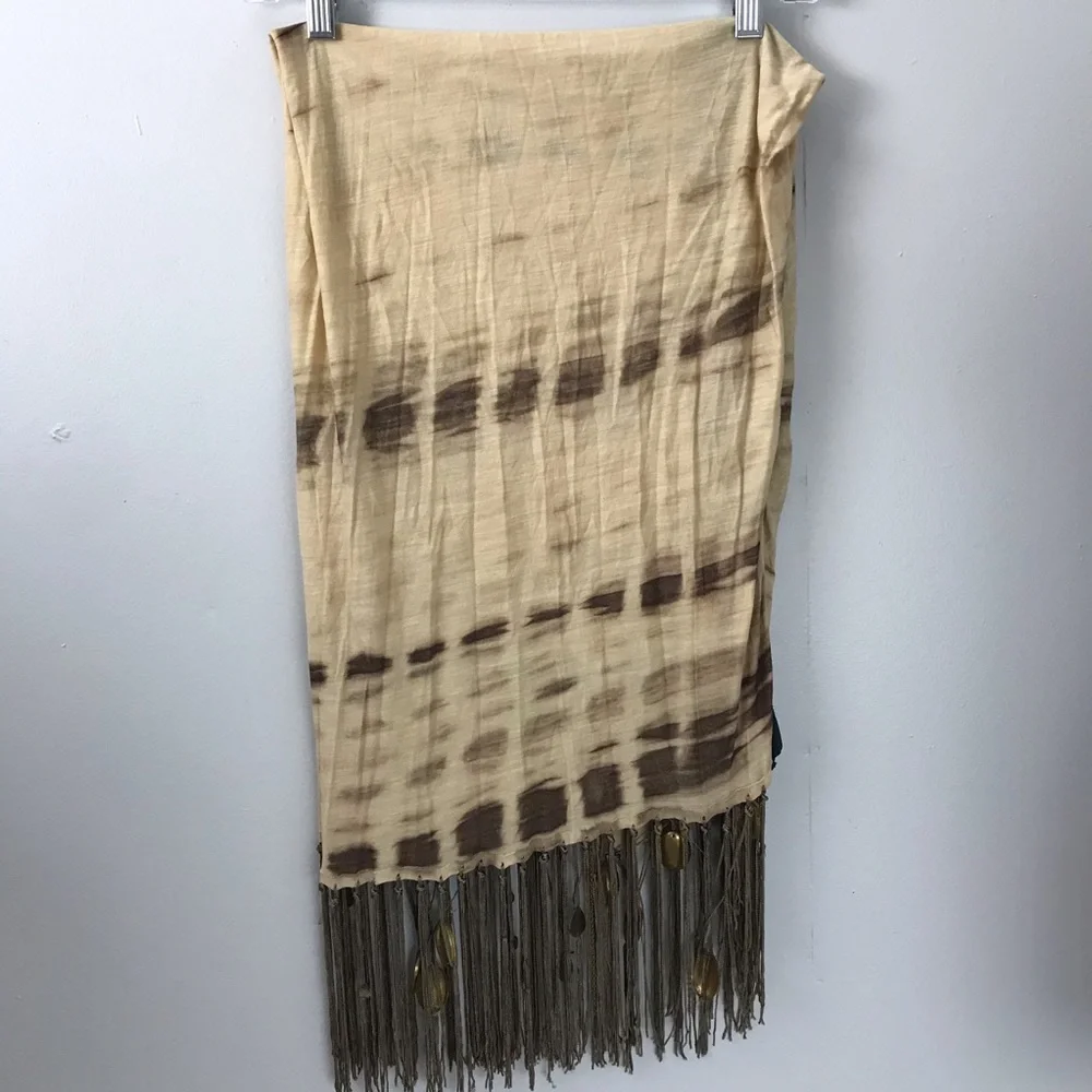 Tolani Tie Dye Scarf Fringe